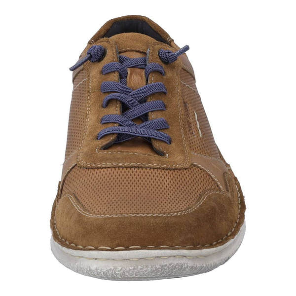 Josef Seibel Anvers 97 Mens Castagne Leather Elasticated Shoes-elevate your sole