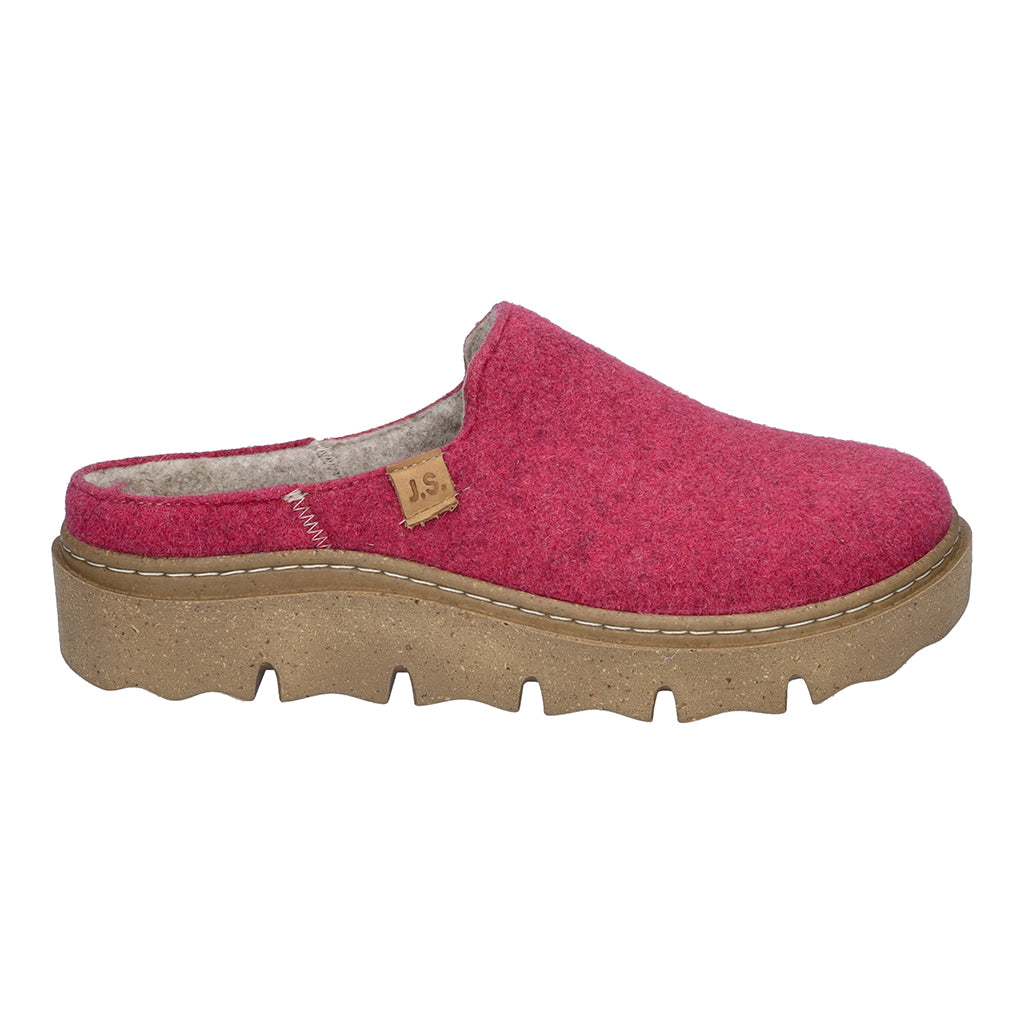 Josef Seibel Carmaux 01 Ladies Pink Textile Slip On Slippers-elevate your sole