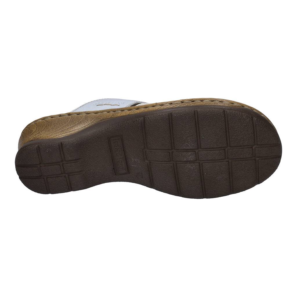 Josef Seibel Catalonia 86 Ladies Ocean Navy-Multi Leather Slip On Sandals-elevate your sole