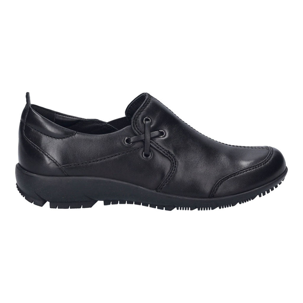 Josef Seibel Charlotte 17 Ladies Black Leather Slip On Shoes