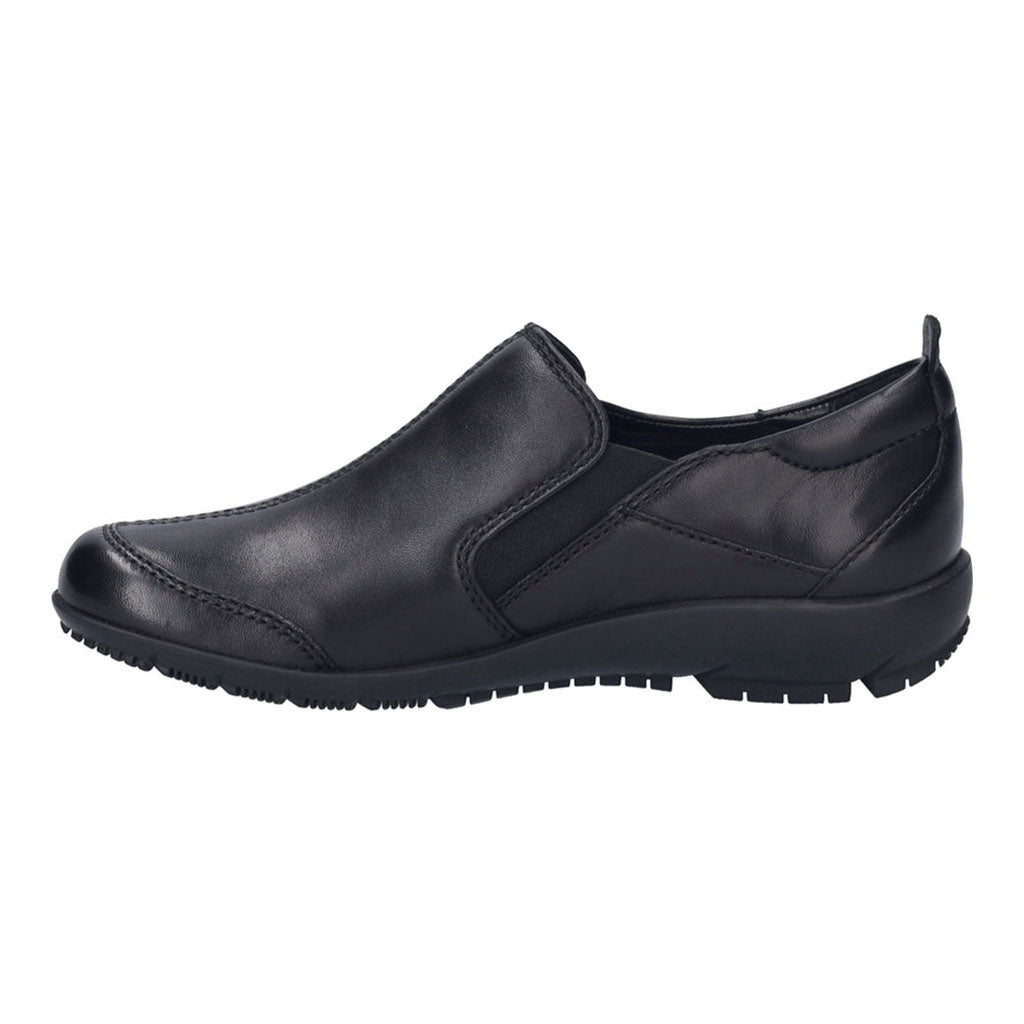 Josef Seibel Charlotte 17 Ladies Black Leather Slip On Shoes