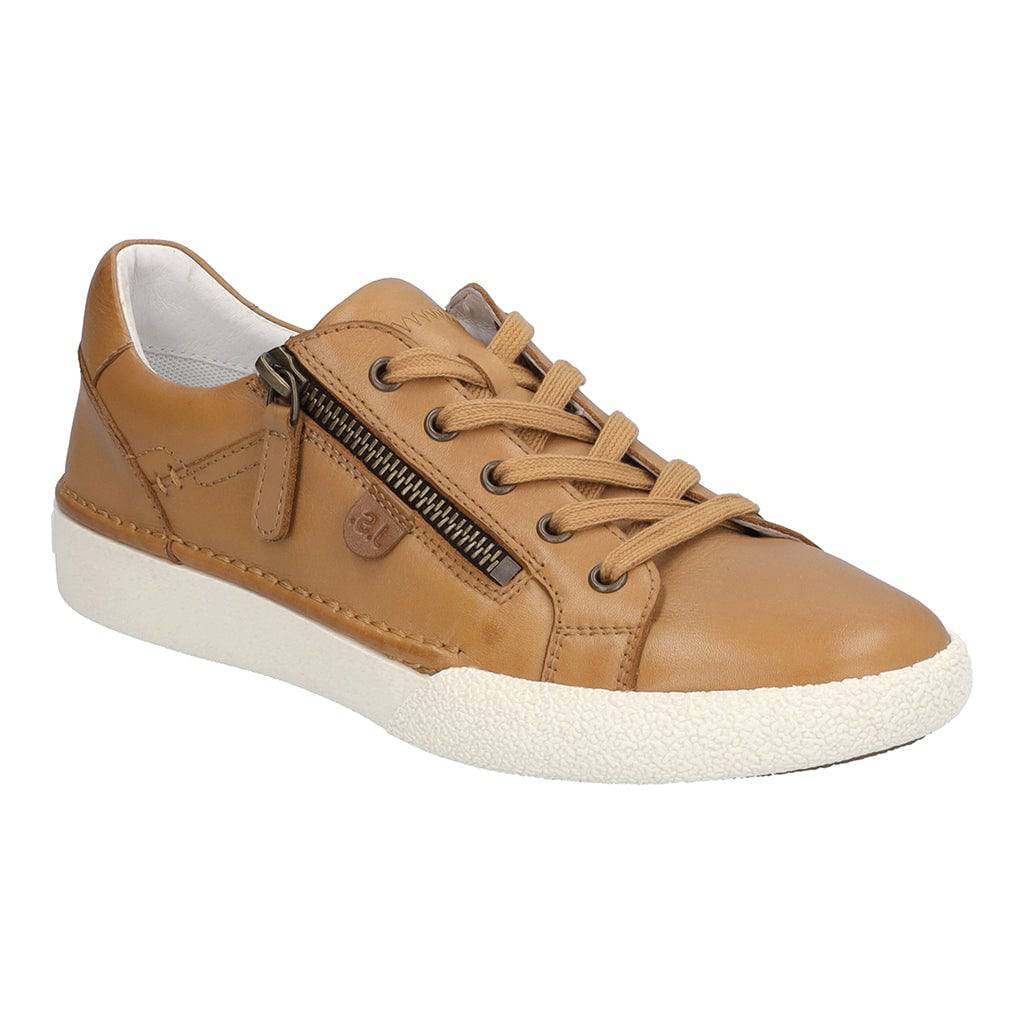 Josef Seibel Claire 03 Ladies Camel Leather Arch Support Lace Up Shoes-elevate your sole