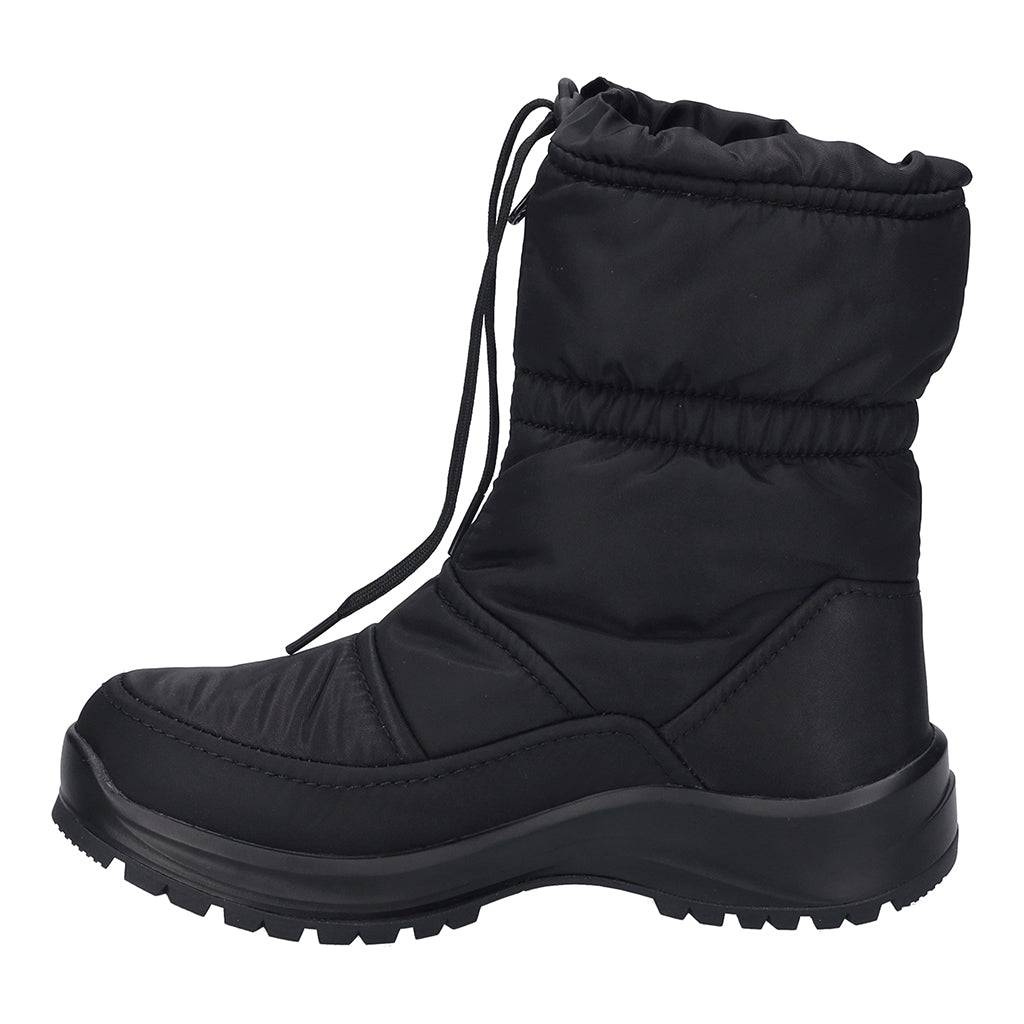 Josef Seibel Colorado 58 Ladies Black Textile Waterproof Front Zip Ankle Boots-elevate your sole