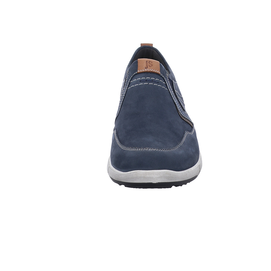 Josef Seibel Enrico 04 Mens Blue Leather Slip On Shoes-elevate your sole