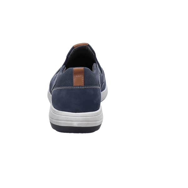 Josef Seibel Enrico 04 Mens Blue Leather Slip On Shoes-elevate your sole