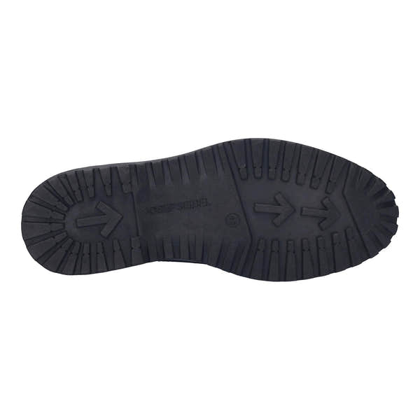 Josef Seibel Erroll 50 men's black leather waterproof lace-up shoes with arch support and rugged sole.