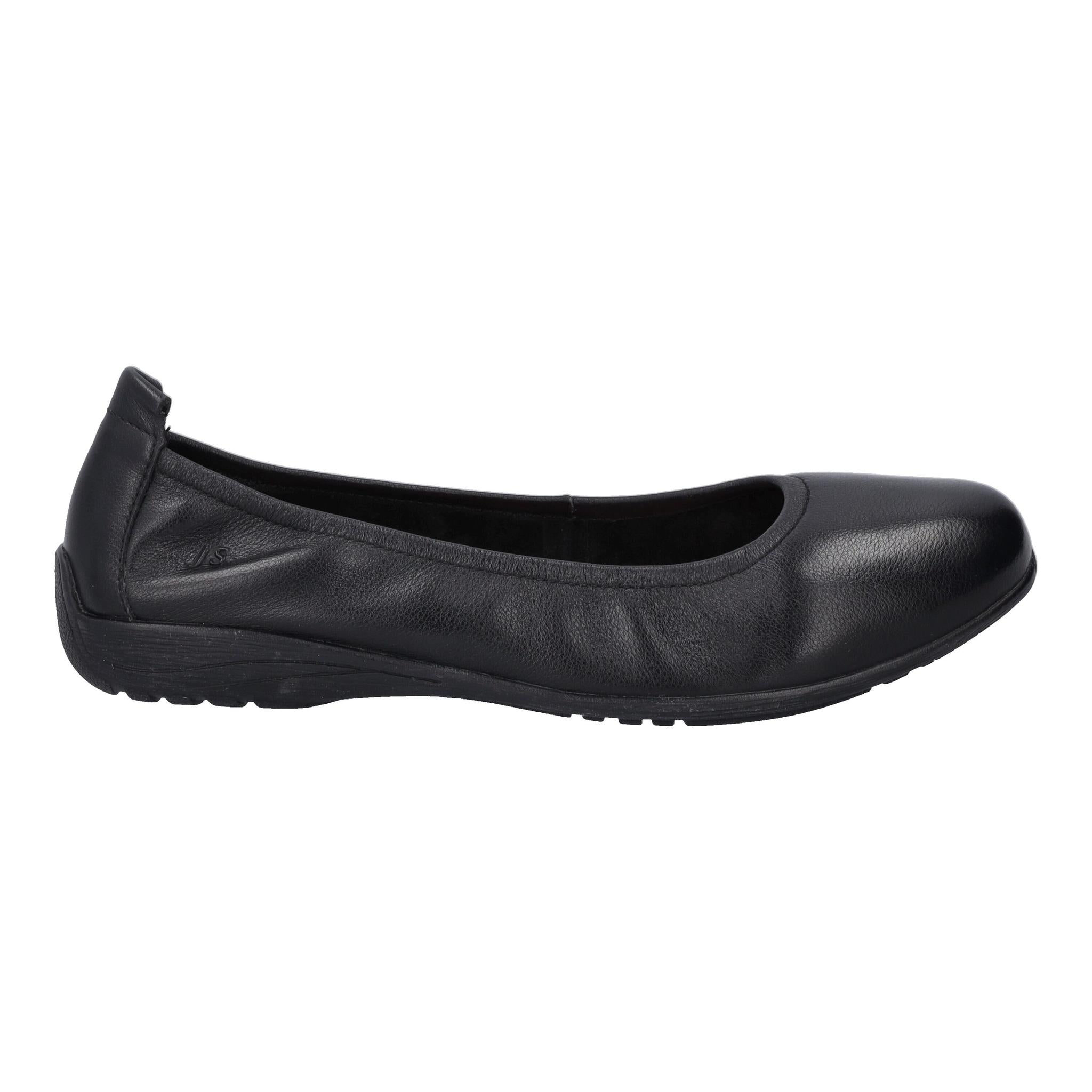 Josef Seibel Fenja 01 Ladies Black Leather Slip on Shoes