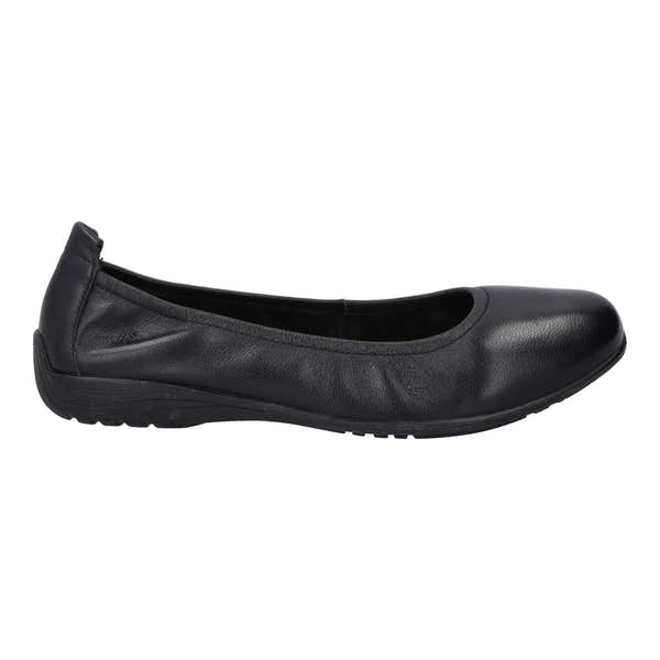 Josef Seibel Fenja 01 Ladies Black Leather Slip on Shoes