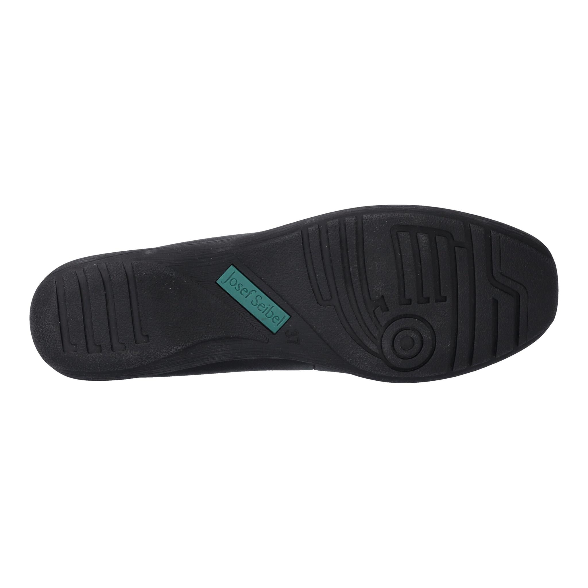 Josef Seibel Fenja 01 Ladies Black Leather Slip on Shoes