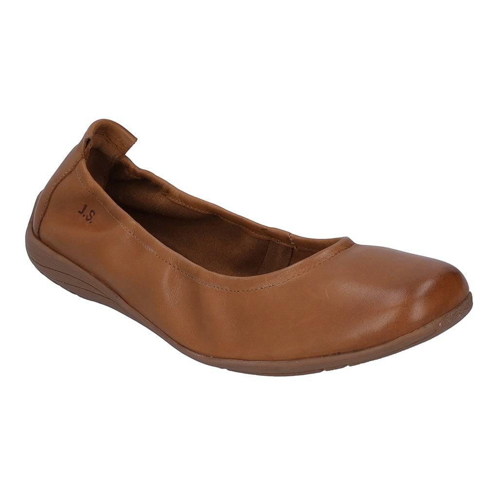 Josef Seibel Fenja 01 Ladies Camel Brown Leather Slip on Shoes-elevate your sole