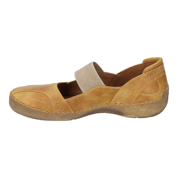 Josef Seibel Fergey 89 Ladies Amber Leather Slip On Shoes-elevate your sole