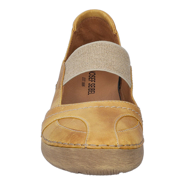 Josef Seibel Fergey 89 Ladies Amber Leather Slip On Shoes-elevate your sole