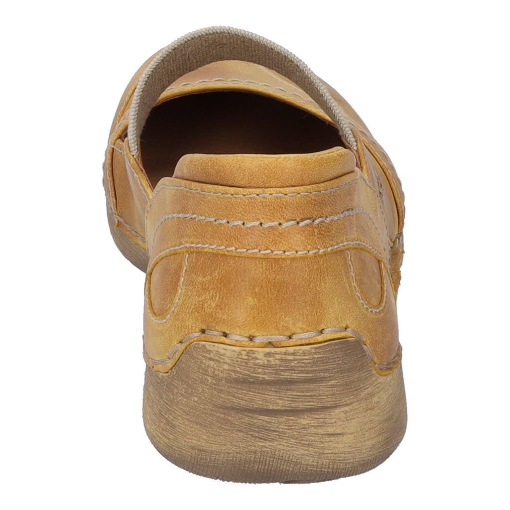 Josef Seibel Fergey 89 Ladies Amber Leather Slip On Shoes-elevate your sole
