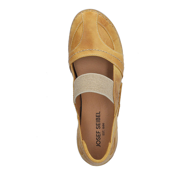 Josef Seibel Fergey 89 Ladies Amber Leather Slip On Shoes-elevate your sole
