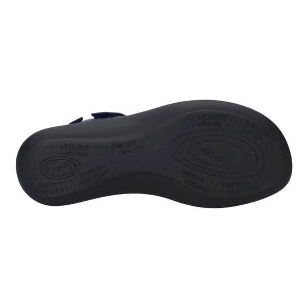 Black leather sandals with touch-fastening straps, cushioned sole, and "Josef Seibel Ibiza 86" branding on the outsole.