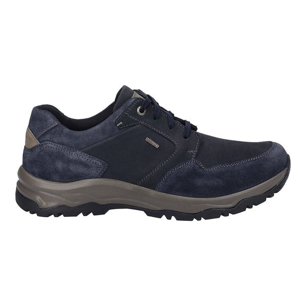 Josef Seibel Leroy 58 Mens Ocean Navy Leather Waterproof Arch Support Lace Up Shoes-elevate your sole