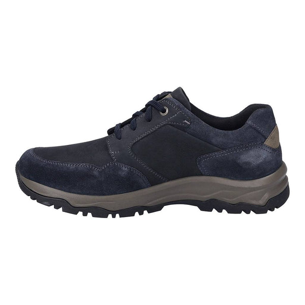 Josef Seibel Leroy 58 Mens Ocean Navy Leather Waterproof Arch Support Lace Up Shoes-elevate your sole