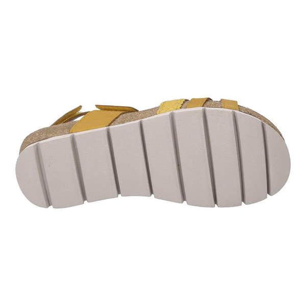 Josef Seibel Lucie 03 Ladies Safran Leather Touch Fastening Sandals-elevate your sole