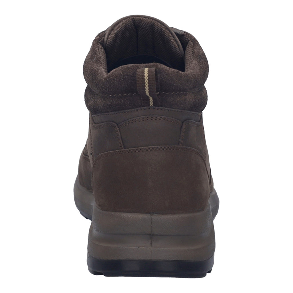 Josef Seibel Marley 53 men's brown waterproof leather ankle boots with lace-up closure.