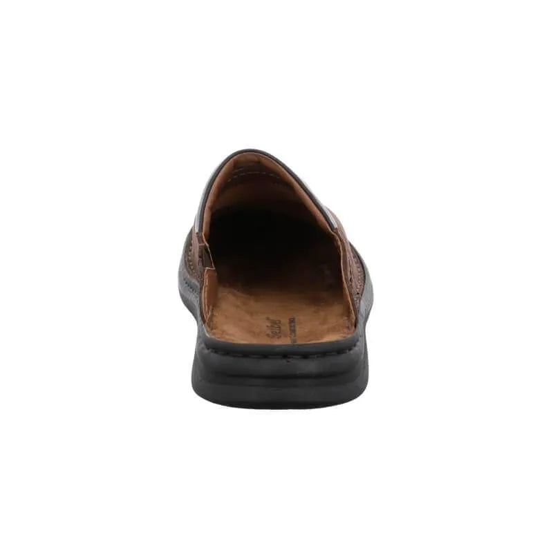 Josef Seibel Max Mens Brasil Brown Leather Mule Shoes-elevate your sole