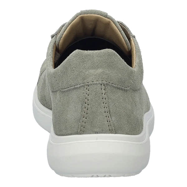 Josef Seibel Megan 07 Ladies Reed Green Leather lace-up trainers with arch support and cushioned interior.