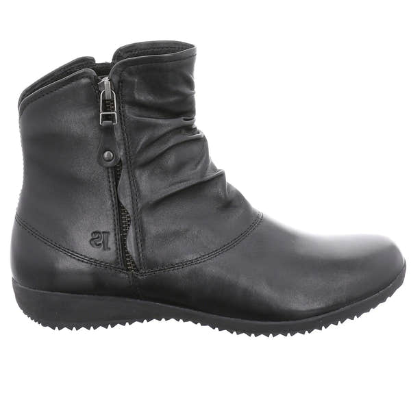 Josef Seibel Naly 24 Ladies Ocean Leather Twin Zip Ankle Boots - elevate your sole