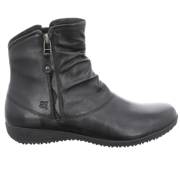 Josef Seibel Naly 24 Ladies Ocean Leather Twin Zip Ankle Boots - elevate your sole