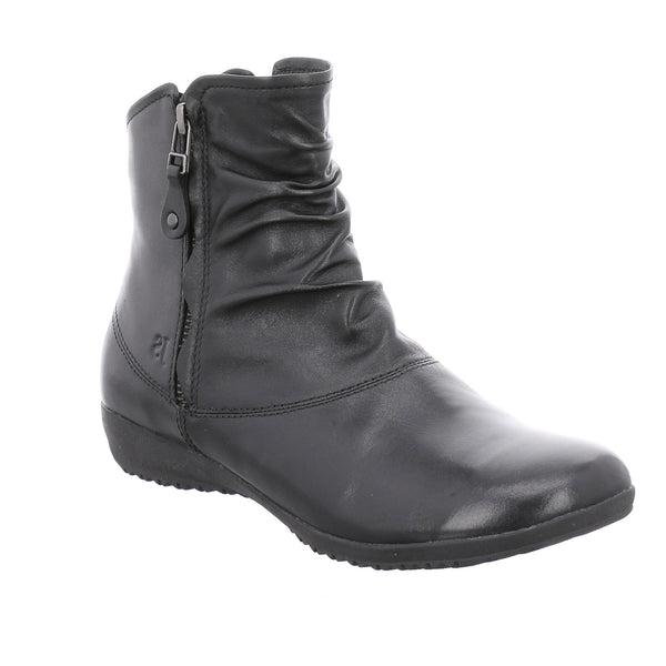 Josef Seibel Naly 24 Ladies Ocean Leather Twin Zip Ankle Boots - elevate your sole