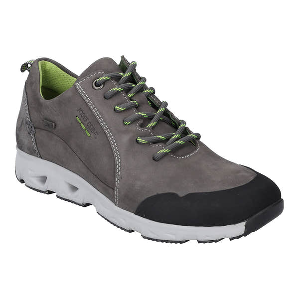 Josef Seibel Noih 52 Ladies Asphalt Leather Waterproof Lace Up Shoes-elevate your sole