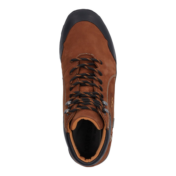 Josef Seibel Noih 53 Ladies Rust Leather Waterproof Lace Up Ankle Boots-elevate your sole
