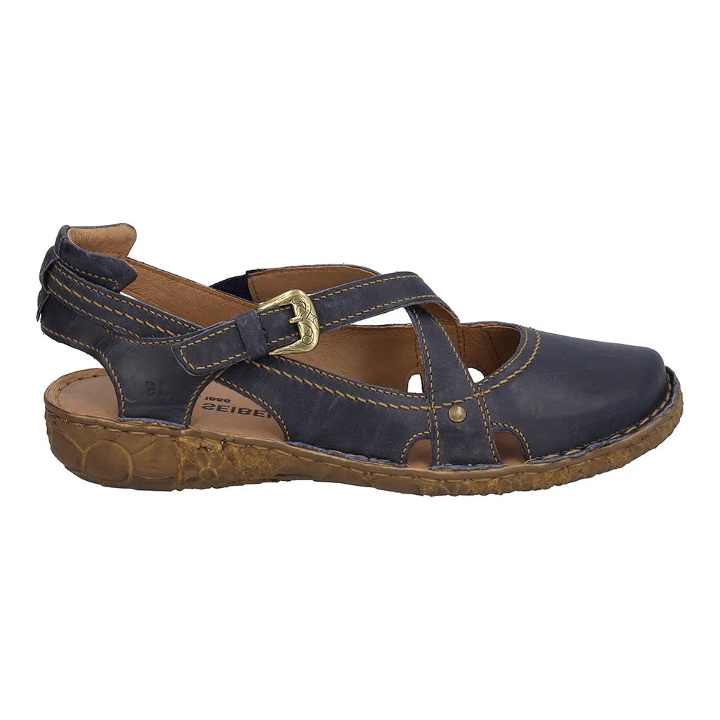 Josef Seibel Rosalie 13 Ladies Ocean Closed Toe Leather Sandals - elevate your sole