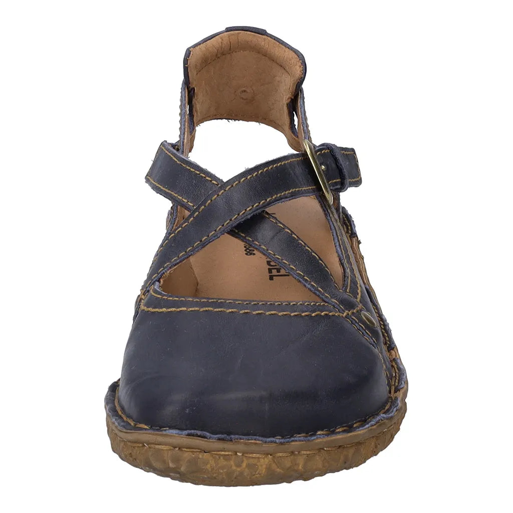 Josef Seibel Rosalie 13 Ladies Ocean Closed Toe Leather Sandals - elevate your sole