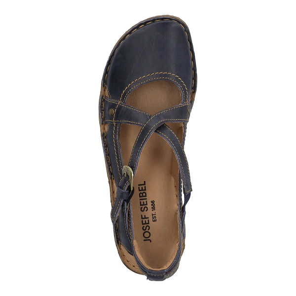 Josef Seibel Rosalie 13 Ladies Ocean Closed Toe Leather Sandals - elevate your sole