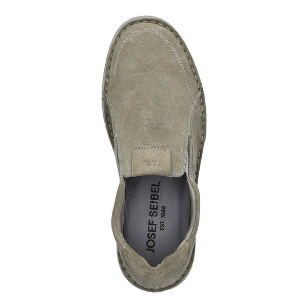 Josef Seibel Ruben 21 Mens Salvia Green Leather Arch Support Slip On Shoes-elevate your sole