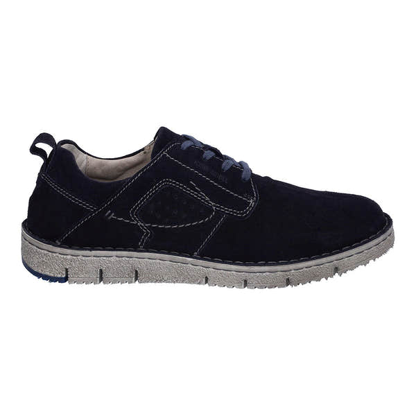 Josef Seibel Ruben 49 Mens Ocean Navy Leather Arch Support Lace Up Shoes-elevate your sole