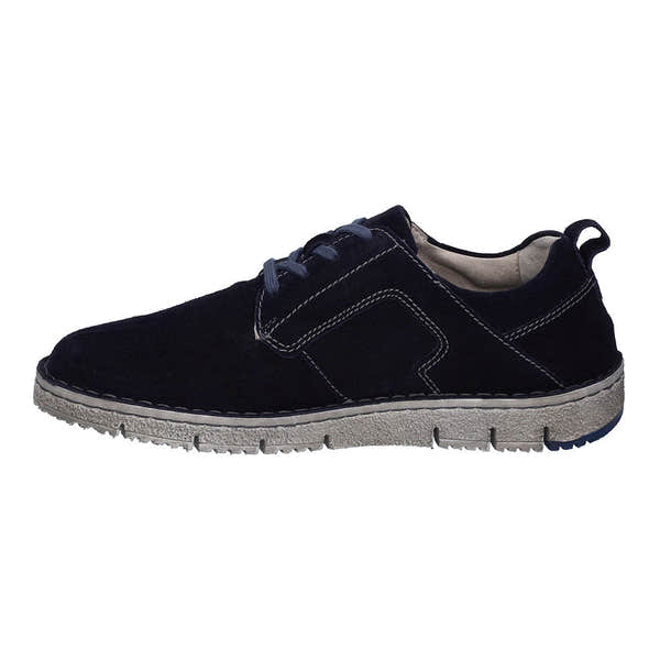Josef Seibel Ruben 49 Mens Ocean Navy Leather Arch Support Lace Up Shoes-elevate your sole