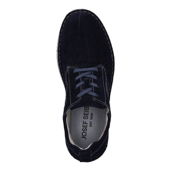 Josef Seibel Ruben 49 Mens Ocean Navy Leather Arch Support Lace Up Shoes-elevate your sole