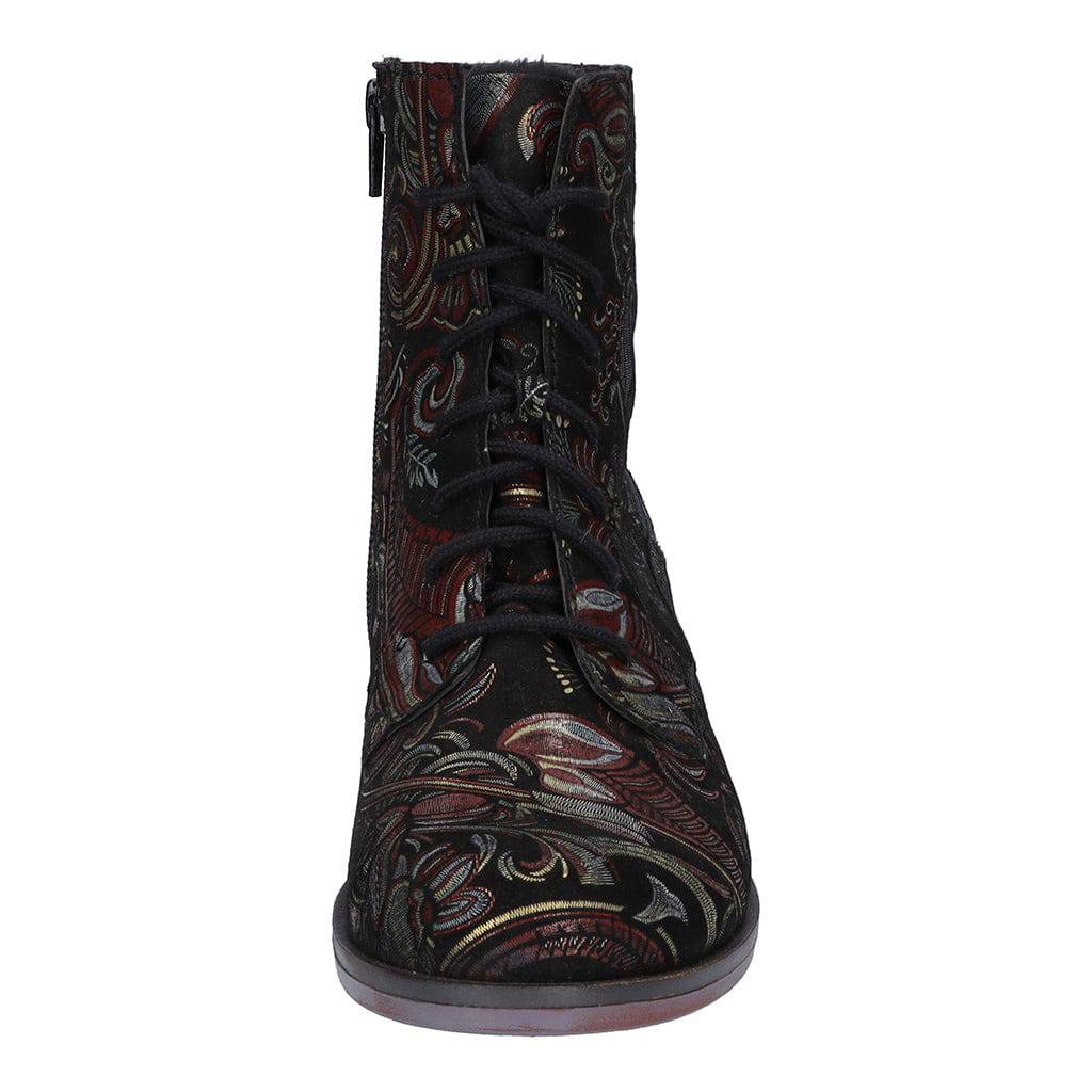 Josef Seibel Sanja 01 Ladies Black Arch Support Ankle Boots-elevate your sole