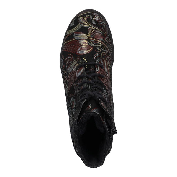 Josef Seibel Sanja 01 Ladies Black Arch Support Ankle Boots-elevate your sole