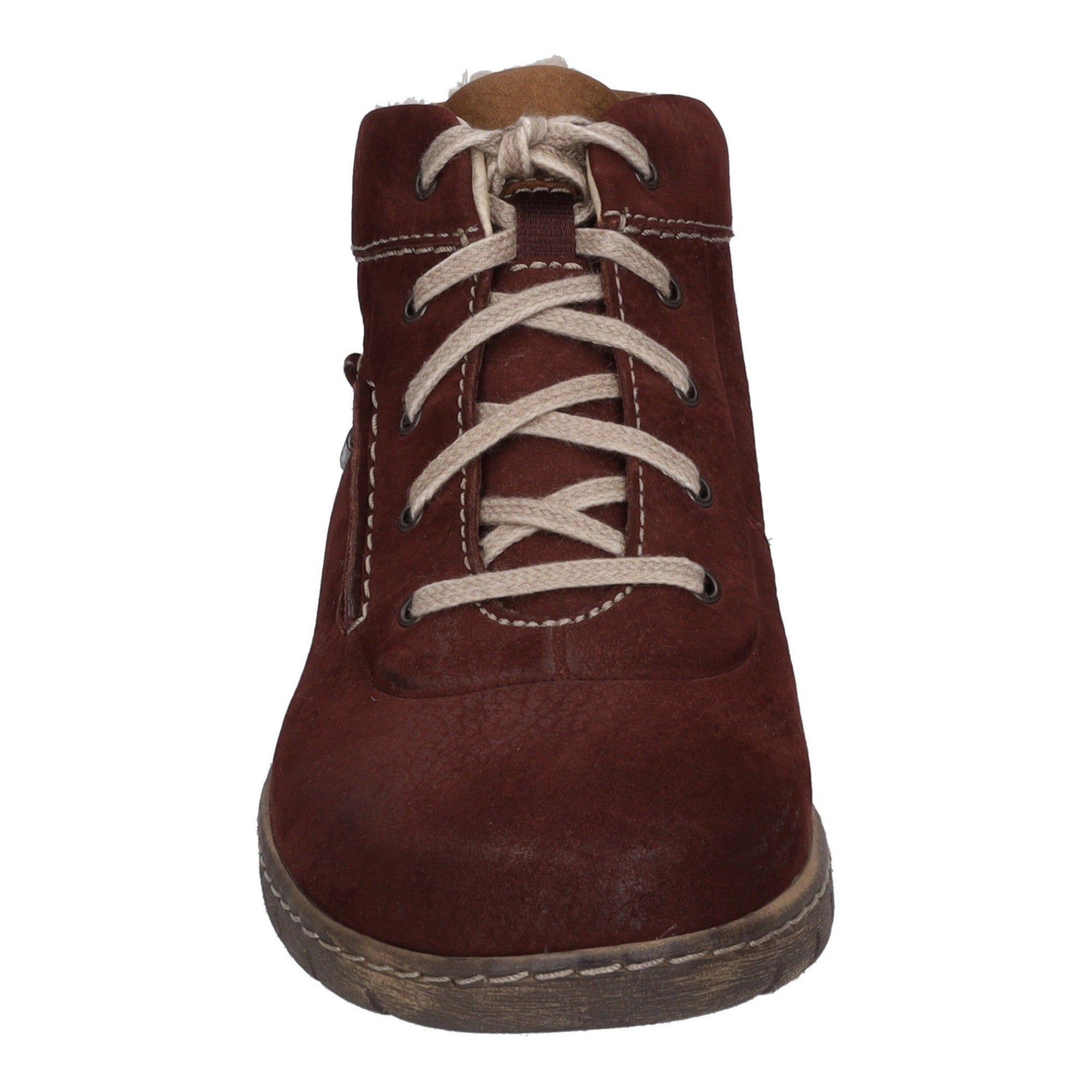 Josef Seibel Steffi 53 Ladies Bordo Waterproof Leather Lace Up Ankle Boots - elevate your sole