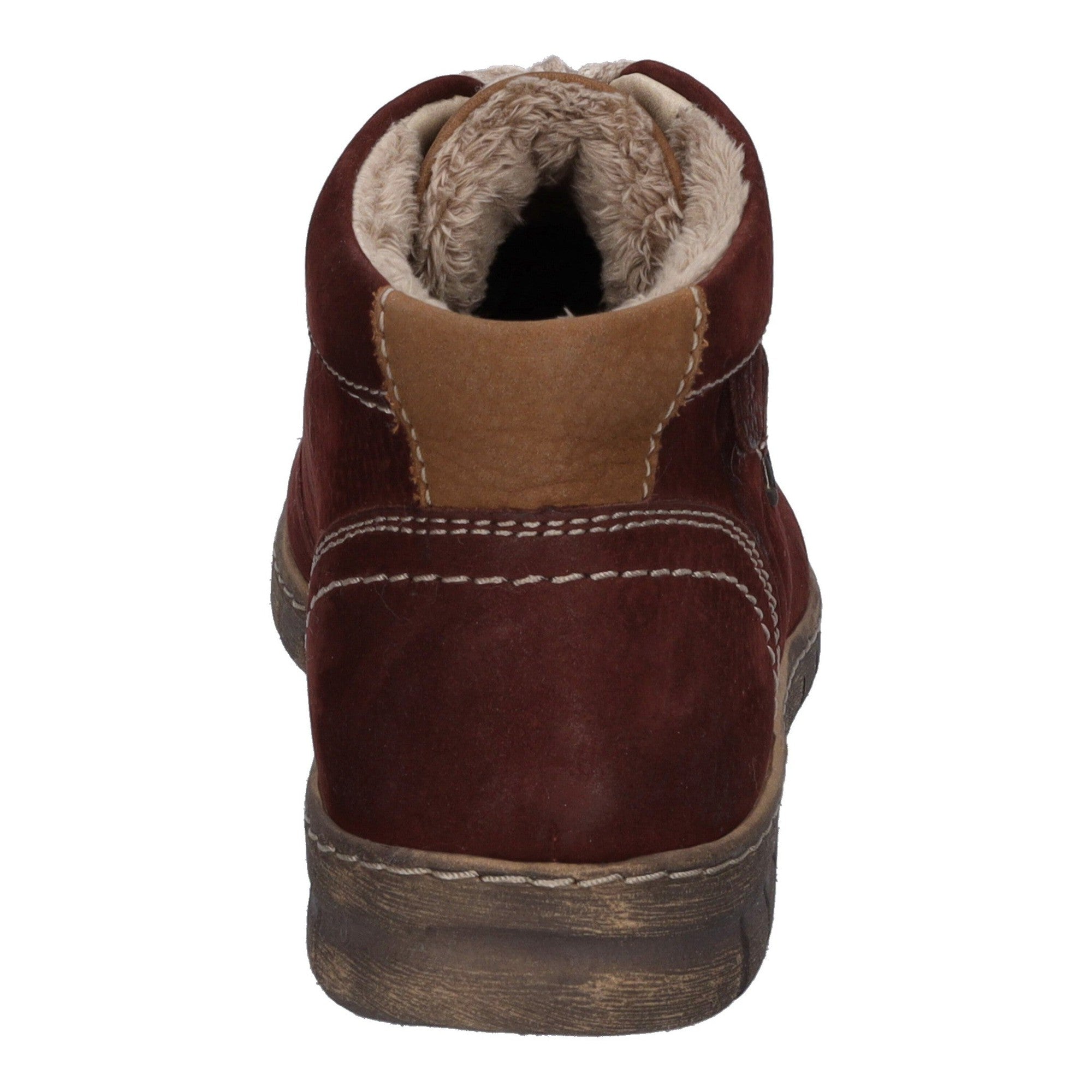 Josef Seibel Steffi 53 Ladies Bordo Waterproof Leather Lace Up Ankle Boots - elevate your sole