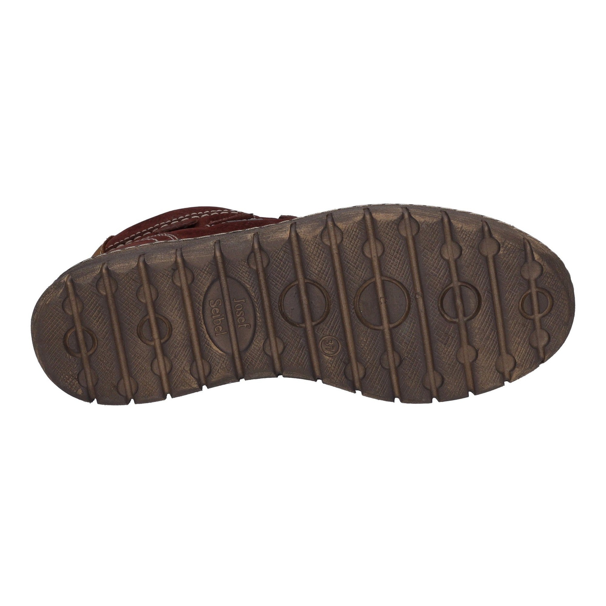 Josef Seibel Steffi 53 Ladies Bordo Waterproof Leather Lace Up Ankle Boots - elevate your sole