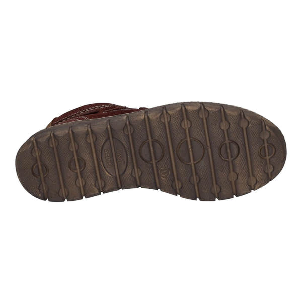Josef Seibel Steffi 53 Ladies Bordo Waterproof Leather Lace Up Ankle Boots - elevate your sole