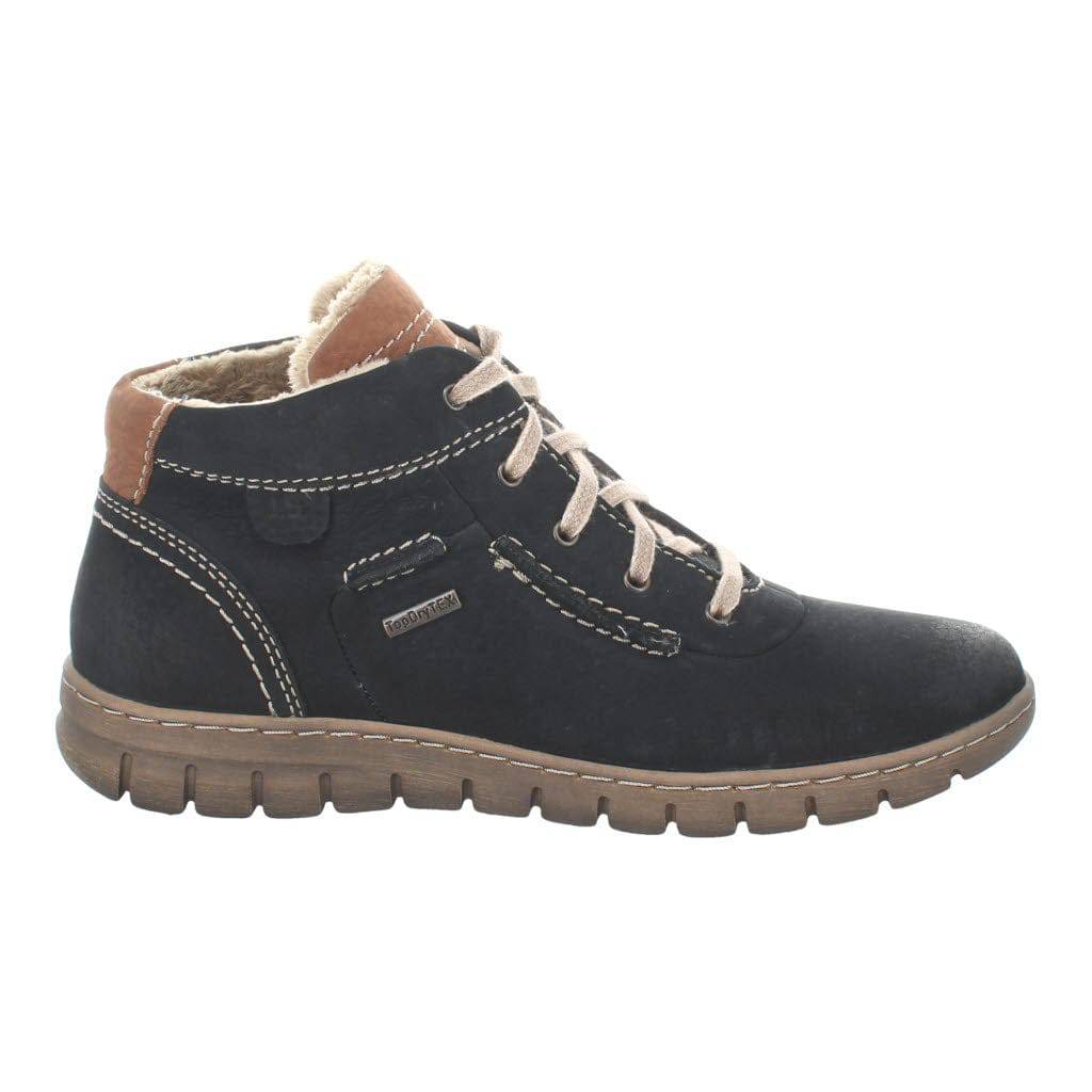 Josef Seibel Steffi 53 Ladies Ocean Leather Waterproof Lace Up Ankle Boots-elevate your sole