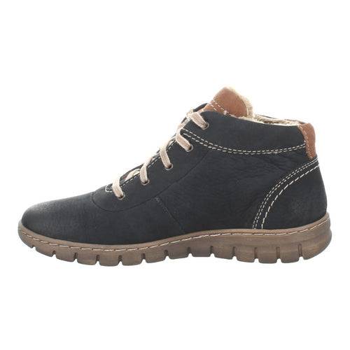 Josef Seibel Steffi 53 Ladies Ocean Leather Waterproof Lace Up Ankle Boots-elevate your sole