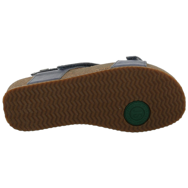Josef Seibel Tonga 25 Jeans Blue Leather Sandals - elevate your sole