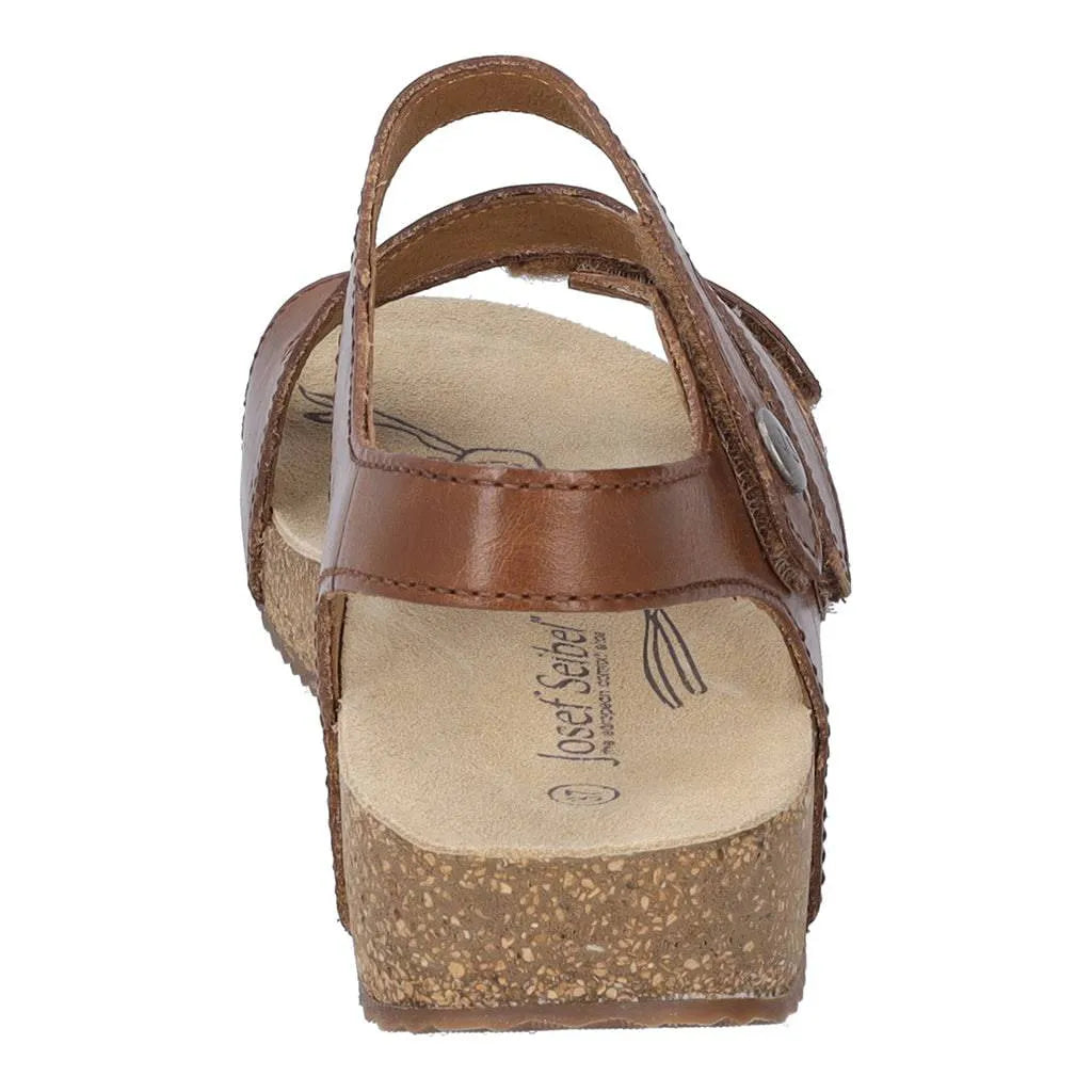 Josef Seibel Tonga 25 Ladies Camel Leather Sandals-elevate your sole