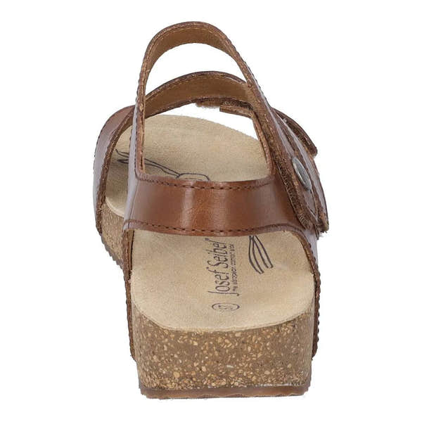 Josef Seibel Tonga 25 Ladies Camel Leather Sandals-elevate your sole