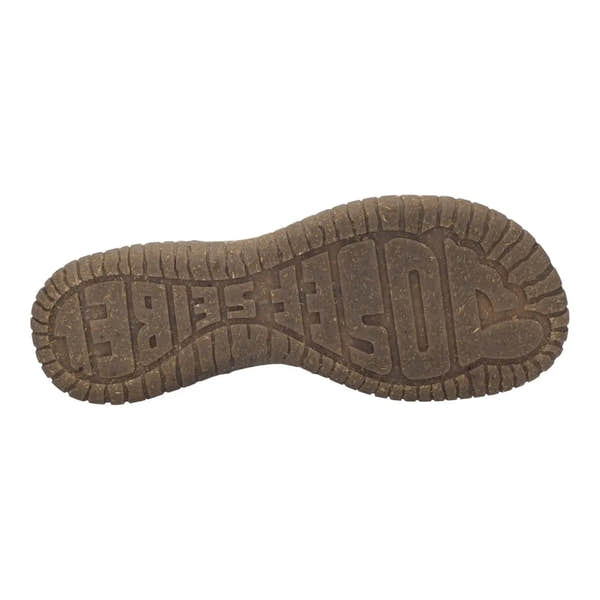 Josef Seibel Wallace 04 men's navy leather lace-up shoes with rubber outsole and "JUST SO" branding on the sole.