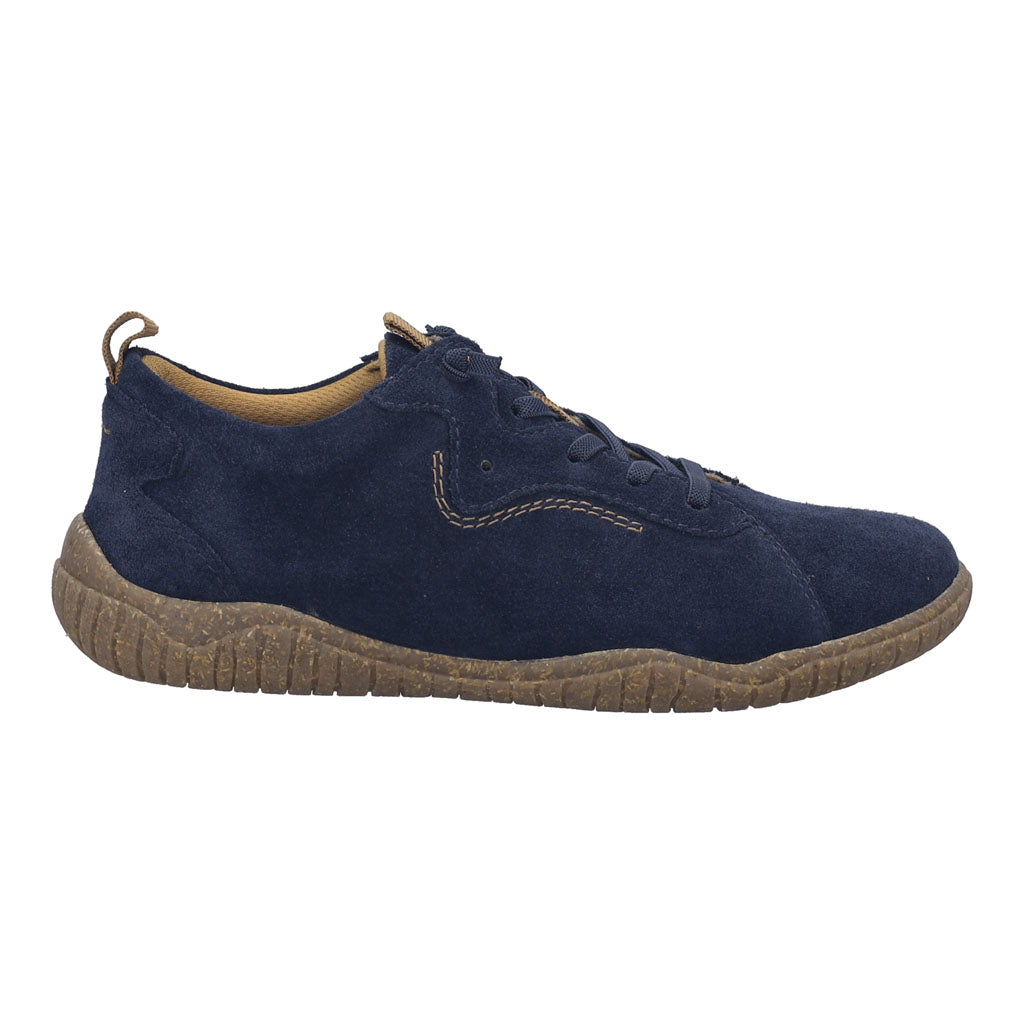 Josef Seibel Wynona 01 Ladies Indigo Leather Lace Up Shoes